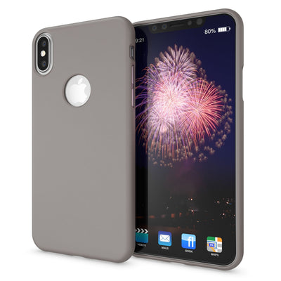 NALIA Neon Silikonhülle für iPhone X / XS – Soft-Touch & Signal-Neon – NEONSHOCK (Matte Schutzhülle) – Marke aus Berlin NALIA Neon Hülle