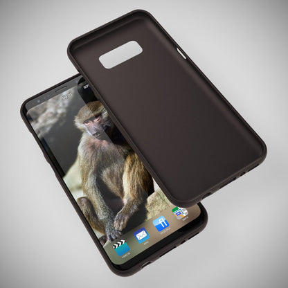 Samsung Galaxy S8 Handy Hülle von NALIA, Ultra Slim TPU Silikon Neon Case Schutz Schwarz NALIA Neon Hülle