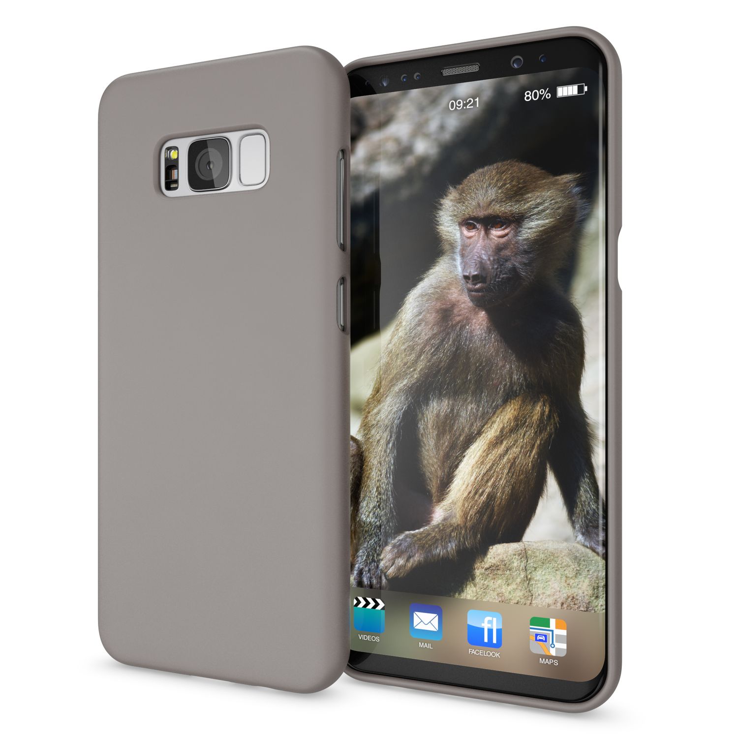 Samsung Galaxy S8 Handy Hülle von NALIA, Ultra Slim TPU Silikon Neon Case Schutz Schwarz NALIA Neon Hülle