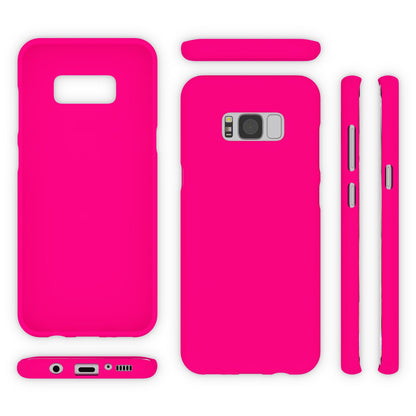 Samsung Galaxy S8 Handy Hülle von NALIA, Ultra Slim TPU Silikon Neon Case Schutz Schwarz NALIA Neon Hülle