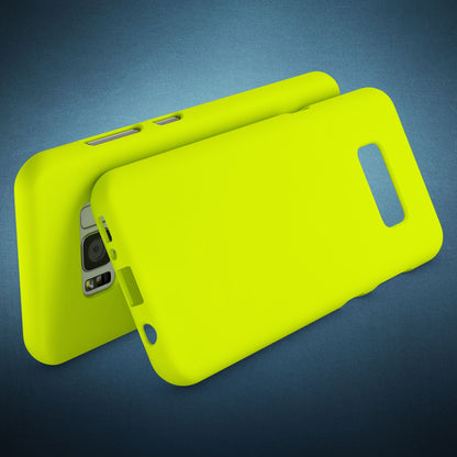 Samsung Galaxy S8 Handy Hülle von NALIA, Ultra Slim TPU Silikon Neon Case Schutz Gelb NALIA Neon Hülle