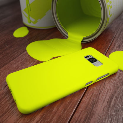 Samsung Galaxy S8 Handy Hülle von NALIA, Ultra Slim TPU Silikon Neon Case Schutz Gelb NALIA Neon Hülle