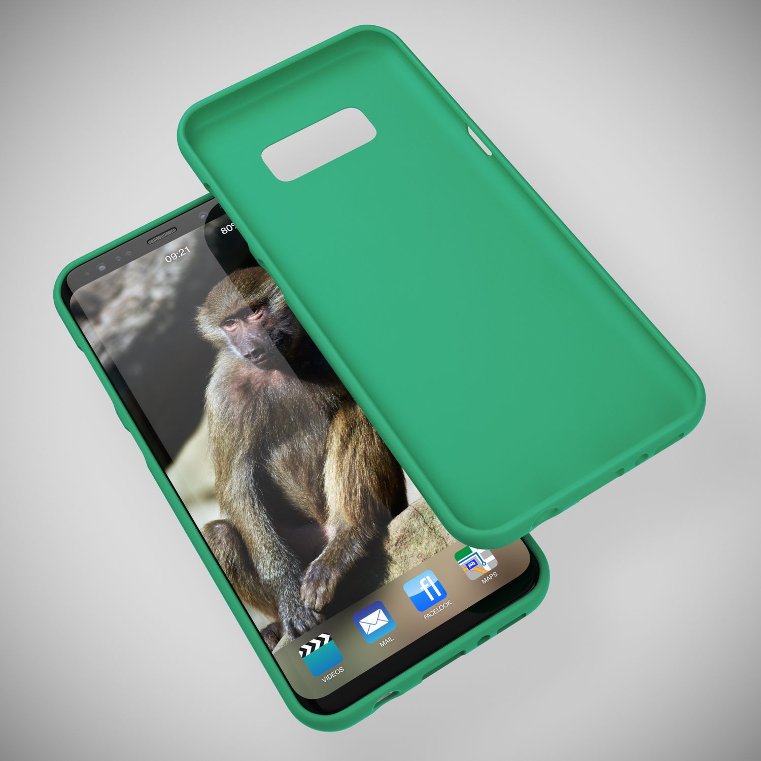 Samsung Galaxy S8 Handy Hülle von NALIA, Ultra Slim TPU Silikon Neon Case Schutz Gelb NALIA Neon Hülle