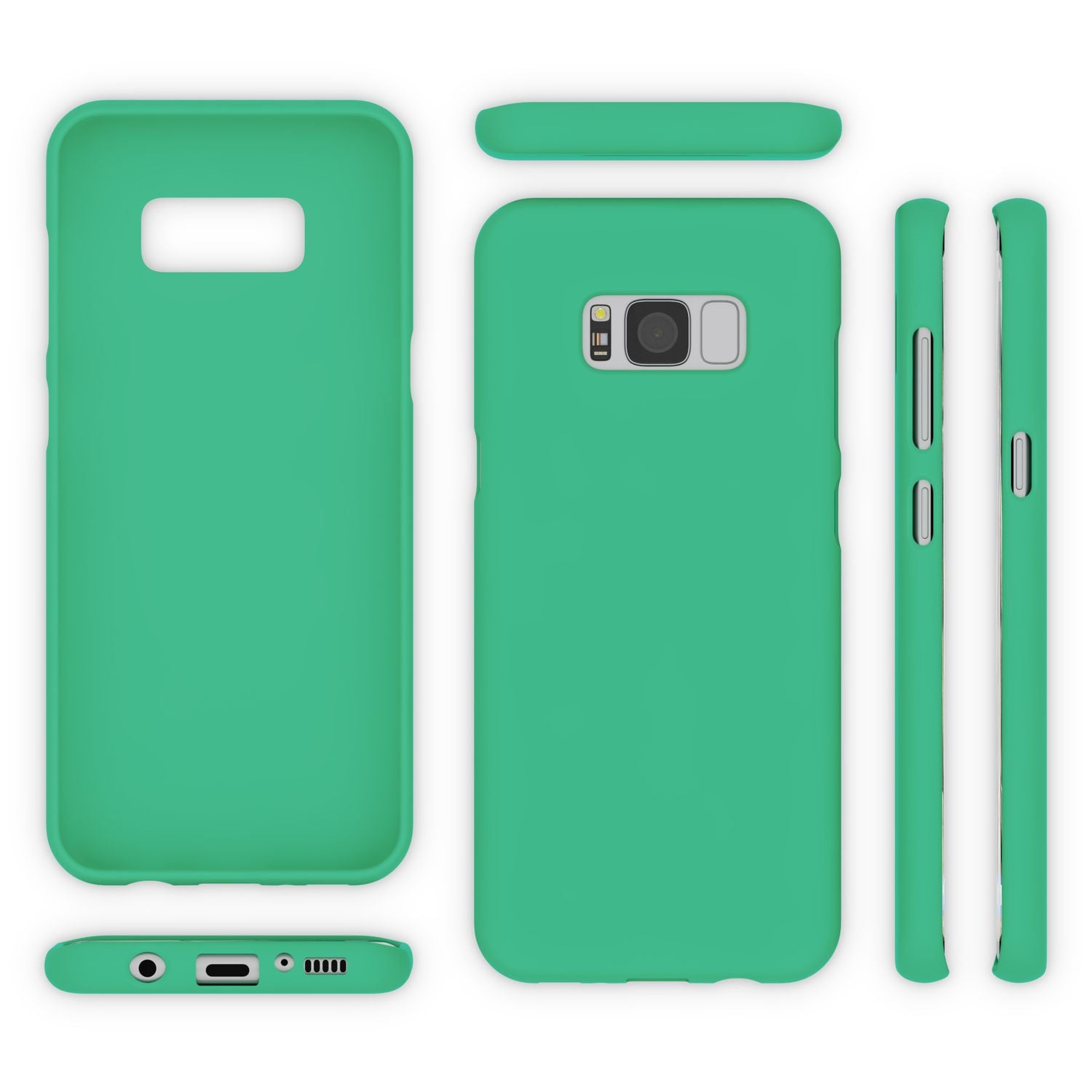 Samsung Galaxy S8 Handy Hülle von NALIA, Ultra Slim TPU Silikon Neon Case Schutz Gelb NALIA Neon Hülle