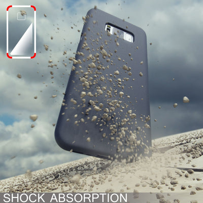 NALIA Neon Silikonhülle für Samsung Galaxy S8 Plus – Soft-Touch & Signal-Neon – NEONSHOCK (Matte Schutzhülle) – Marke aus Berlin Orange NALIA Protective Hülle