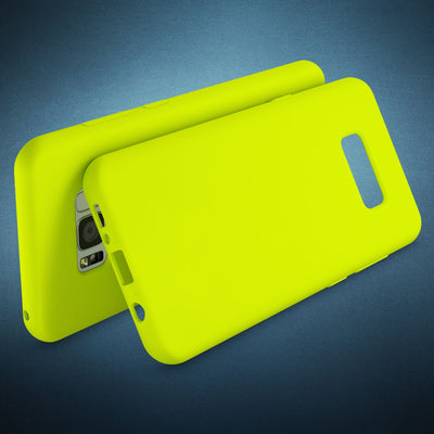 NALIA Neon Silikonhülle für Samsung Galaxy S8 Plus – Soft-Touch & Signal-Neon – NEONSHOCK (Matte Schutzhülle) – Marke aus Berlin NALIA Protective Hülle