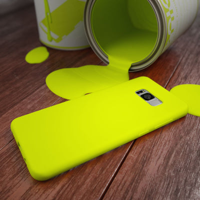 NALIA Neon Silikonhülle für Samsung Galaxy S8 Plus – Soft-Touch & Signal-Neon – NEONSHOCK (Matte Schutzhülle) – Marke aus Berlin NALIA Protective Hülle