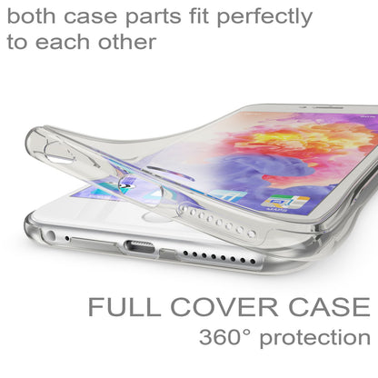 NALIA 360° Hülle Apple iPhone 6 Plus 6S Plus Case klar Komplettschutz NALIA Protective Hülle