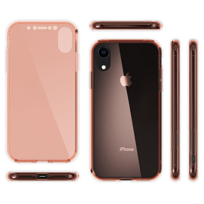 NALIA 360 Grad Hülle kompatibel mit iPhone XR, Full Cover Rundum Doppel-Schutz, Dünnes Ganzkörper Case Silikon Etui Handytasche, Displayschutz & Rückseite Handyhülle NALIA Protective Hülle