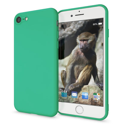 NALIA Neon Hülle für iPhone SE 2022 / SE 2020 / 8 / 7, Schutz Case Handy Cover NALIA Neon Hülle