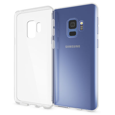 NALIA Transparente Silikonhülle für Samsung Galaxy S9 – Anti-Gelb & Rutschfest – GLAZE (Handyhülle Kristallklar, Schlank & Stoßfest) – Marke aus Berlin Default Title NALIA Transparente Hülle