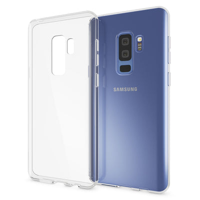 NALIA Transparente Silikonhülle für Samsung Galaxy S9 Plus – Anti-Gelb & Rutschfest – GLAZE (Handyhülle Kristallklar, Schlank & Stoßfest) – Marke aus Berlin Default Title NALIA Transparente Hülle