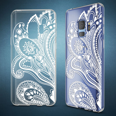 NALIA Handyhülle kompatibel mit Samsung Galaxy S9, Slim Silikon Motiv Case Crystal Schutzhülle Dünn Durchsichtig, Etui Handy-Tasche Back-Cover Transparent Bumper NALIA SlimFit Hülle
