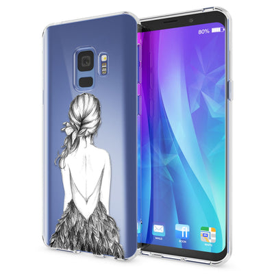 NALIA Handyhülle kompatibel mit Samsung Galaxy S9, Slim Silikon Motiv Case Crystal Schutzhülle Dünn Durchsichtig, Etui Handy-Tasche Back-Cover Transparent Bumper NALIA SlimFit Hülle