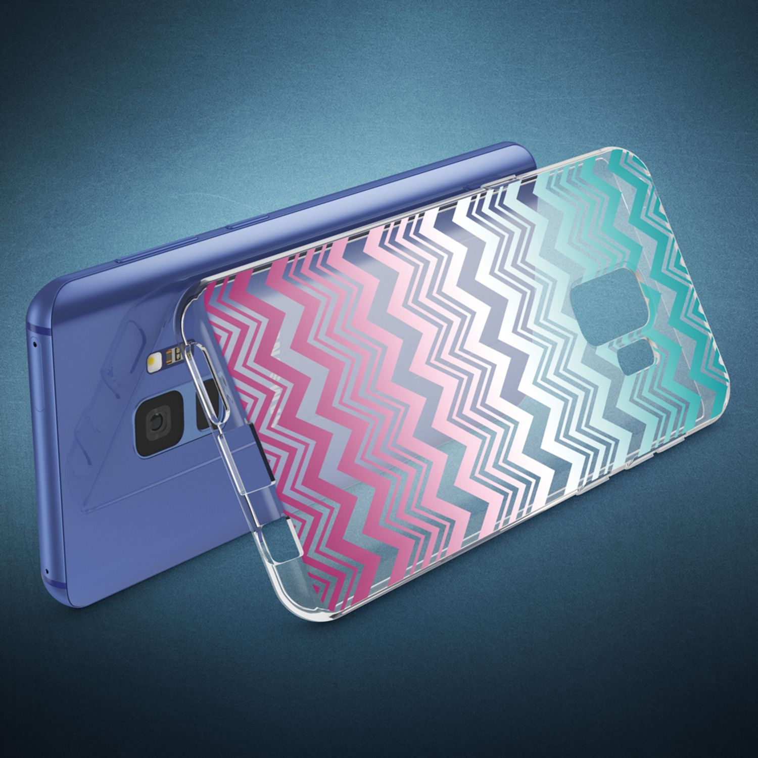 Samsung Galaxy S9 Hülle Handyhülle von NALIA, Slim Silikon Motiv Case Schutzhülle Circle Flowers NALIA