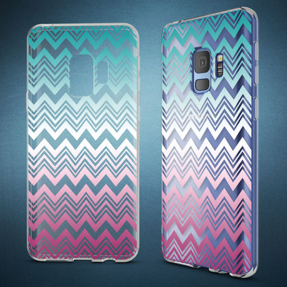 Samsung Galaxy S9 Hülle Handyhülle von NALIA, Slim Silikon Motiv Case Schutzhülle Circle Flowers NALIA