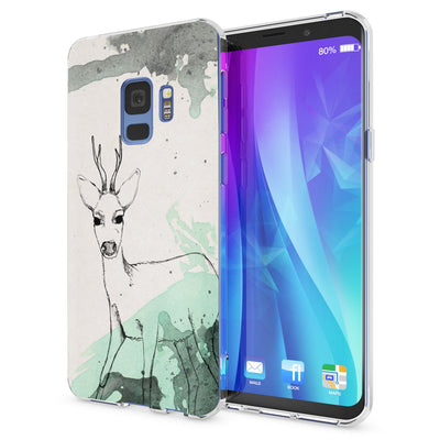 NALIA Handyhülle kompatibel mit Samsung Galaxy S9, Slim Silikon Motiv Case Crystal Schutzhülle Dünn Durchsichtig, Etui Handy-Tasche Back-Cover Transparent Bumper Circle Flowers NALIA SlimFit Hülle