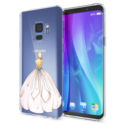 NALIA Handyhülle kompatibel mit Samsung Galaxy S9, Slim Silikon Motiv Case Crystal Schutzhülle Dünn Durchsichtig, Etui Handy-Tasche Back-Cover Transparent Bumper Circle Flowers NALIA SlimFit Hülle