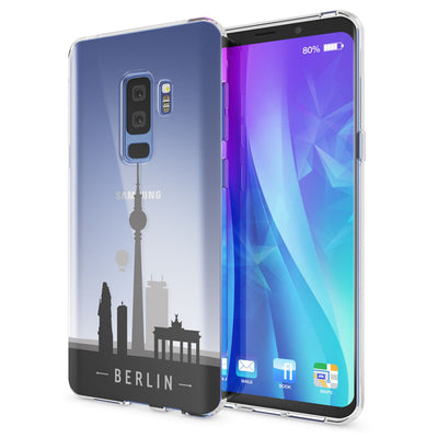 NALIA Handyhülle kompatibel mit Samsung Galaxy S9 Plus, Slim Silikon Motiv Case Crystal Schutzhülle Dünn Durchsichtig, Etui Handy-Tasche Back-Cover Transparent Bumper NALIA SlimFit Hülle