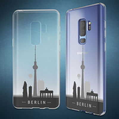 NALIA Handyhülle kompatibel mit Samsung Galaxy S9 Plus, Slim Silikon Motiv Case Crystal Schutzhülle Dünn Durchsichtig, Etui Handy-Tasche Back-Cover Transparent Bumper NALIA SlimFit Hülle