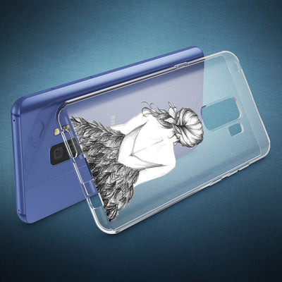 NALIA Handyhülle kompatibel mit Samsung Galaxy S9 Plus, Slim Silikon Motiv Case Crystal Schutzhülle Dünn Durchsichtig, Etui Handy-Tasche Back-Cover Transparent Bumper NALIA SlimFit Hülle
