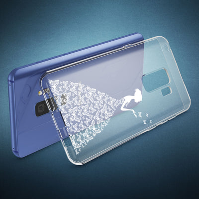 NALIA Handyhülle kompatibel mit Samsung Galaxy S9 Plus, Slim Silikon Motiv Case Crystal Schutzhülle Dünn Durchsichtig, Etui Handy-Tasche Back-Cover Transparent Bumper NALIA SlimFit Hülle
