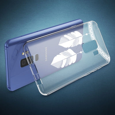 NALIA Handyhülle kompatibel mit Samsung Galaxy S9 Plus, Slim Silikon Motiv Case Crystal Schutzhülle Dünn Durchsichtig, Etui Handy-Tasche Back-Cover Transparent Bumper NALIA SlimFit Hülle