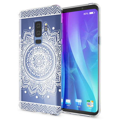 NALIA Handyhülle kompatibel mit Samsung Galaxy S9 Plus, Slim Silikon Motiv Case Crystal Schutzhülle Dünn Durchsichtig, Etui Handy-Tasche Back-Cover Transparent Bumper NALIA SlimFit Hülle