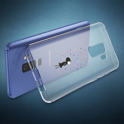 NALIA Handyhülle kompatibel mit Samsung Galaxy S9 Plus, Slim Silikon Motiv Case Crystal Schutzhülle Dünn Durchsichtig, Etui Handy-Tasche Back-Cover Transparent Bumper NALIA SlimFit Hülle