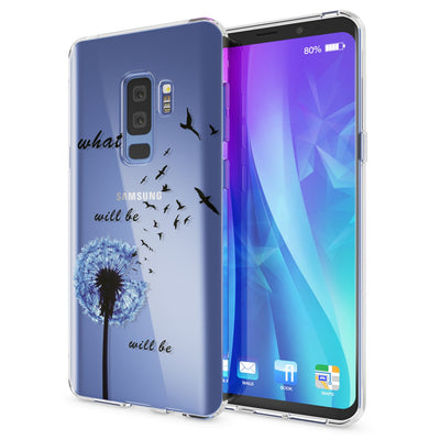 NALIA Handyhülle kompatibel mit Samsung Galaxy S9 Plus, Slim Silikon Motiv Case Crystal Schutzhülle Dünn Durchsichtig, Etui Handy-Tasche Back-Cover Transparent Bumper NALIA SlimFit Hülle