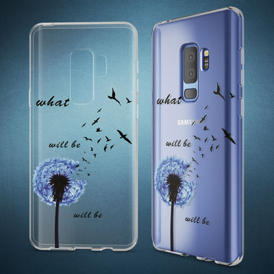 NALIA Handyhülle kompatibel mit Samsung Galaxy S9 Plus, Slim Silikon Motiv Case Crystal Schutzhülle Dünn Durchsichtig, Etui Handy-Tasche Back-Cover Transparent Bumper NALIA SlimFit Hülle
