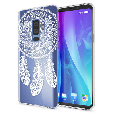 NALIA Handyhülle kompatibel mit Samsung Galaxy S9 Plus, Slim Silikon Motiv Case Crystal Schutzhülle Dünn Durchsichtig, Etui Handy-Tasche Back-Cover Transparent Bumper NALIA SlimFit Hülle