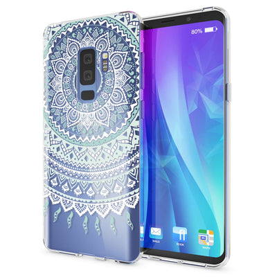 NALIA Handyhülle kompatibel mit Samsung Galaxy S9 Plus, Slim Silikon Motiv Case Crystal Schutzhülle Dünn Durchsichtig, Etui Handy-Tasche Back-Cover Transparent Bumper NALIA SlimFit Hülle