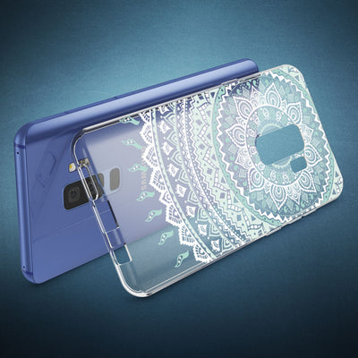 NALIA Handyhülle kompatibel mit Samsung Galaxy S9 Plus, Slim Silikon Motiv Case Crystal Schutzhülle Dünn Durchsichtig, Etui Handy-Tasche Back-Cover Transparent Bumper NALIA SlimFit Hülle