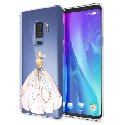 NALIA Handyhülle kompatibel mit Samsung Galaxy S9 Plus, Slim Silikon Motiv Case Crystal Schutzhülle Dünn Durchsichtig, Etui Handy-Tasche Back-Cover Transparent Bumper Mandala Pink NALIA SlimFit Hülle