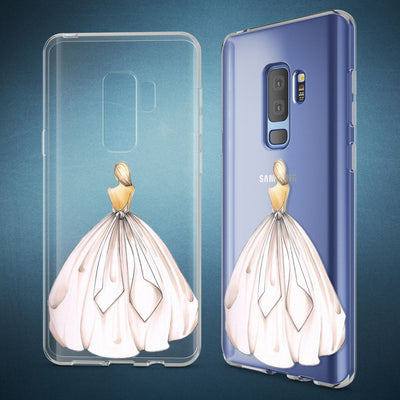 NALIA Handyhülle kompatibel mit Samsung Galaxy S9 Plus, Slim Silikon Motiv Case Crystal Schutzhülle Dünn Durchsichtig, Etui Handy-Tasche Back-Cover Transparent Bumper Mandala Pink NALIA SlimFit Hülle