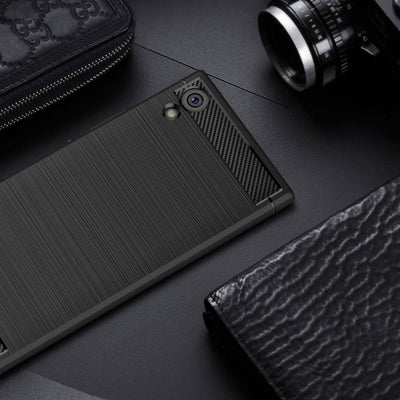 NALIA Silikonhülle für Sony Xperia XA1 Ultra – Rutschfest & Matt – VORTEX (Gebürstete Optik & Carbon Design) – Marke aus Berlin Default Title NALIA Protective Hülle