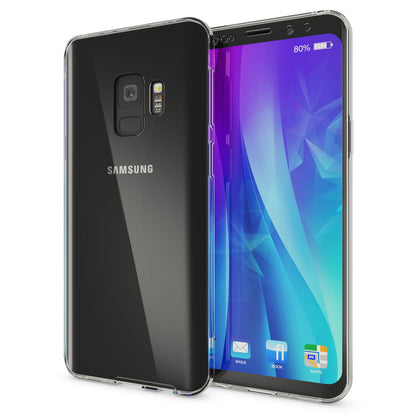 Samsung Galaxy S9 360 Grad Handy Hülle von NALIA Full Cover vorne & hinten Rundum Transparent NALIA