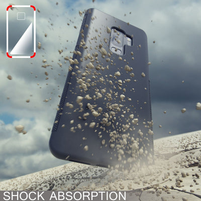 NALIA Handyhülle kompatibel mit Samsung Galaxy S9 Plus, Ultra-Slim Silikon Case Cover Gummihülle, Matte Anti-Rutsch Schutzhülle Dünn, Etui Handy-Tasche Backcover Bumper Schwarz NALIA Protective Hülle