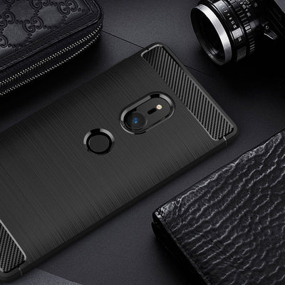 NALIA Handyhülle kompatibel mit Sony Xperia XZ2, Ultra Slim Silikon Case Cover, Dünne Crystal Phone Schutzhülle, Etui Handy-Tasche Back-Cover Bumper, Smartphone TPU Gummihülle - Schwarz Default Title NALIA Protective Hülle