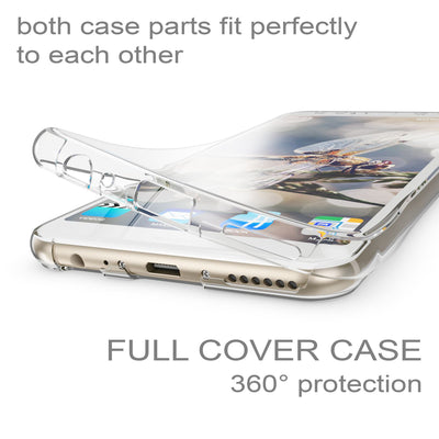 NALIA 360 Grad Handyhülle kompatibel mit Huawei Mate 10 Lite, Full Cover vorne hinten Doppel-Schutz, Dünn Ganzkörper Case Silikon Handytasche Transparenter Displayschutz Rückseite NALIA Protective Hülle