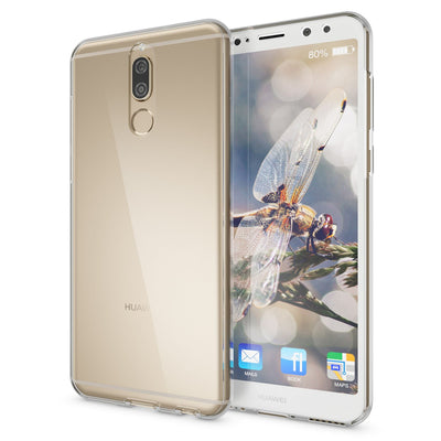 NALIA 360 Grad Handyhülle kompatibel mit Huawei Mate 10 Lite, Full Cover vorne hinten Doppel-Schutz, Dünn Ganzkörper Case Silikon Handytasche Transparenter Displayschutz Rückseite NALIA Protective Hülle