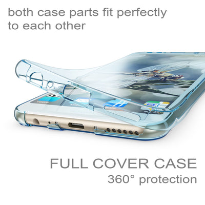 NALIA 360 Grad Handyhülle kompatibel mit Huawei Mate 10 Lite, Full Cover vorne hinten Doppel-Schutz, Dünn Ganzkörper Case Silikon Handytasche Transparenter Displayschutz Rückseite Grau NALIA Protective Hülle