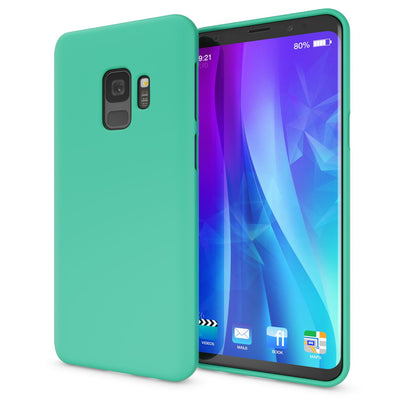 NALIA Neon Silikonhülle für Samsung Galaxy S9 – Soft-Touch & Signal-Neon – NEONSHOCK (Matte Schutzhülle) – Marke aus Berlin Grün NALIA Neon Hülle