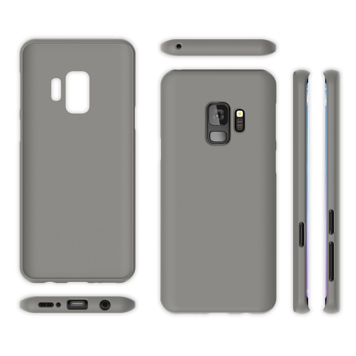 Samsung Galaxy S9 Hülle Handyhülle von NALIA, Ultra-Slim TPU Silikon Neon Case NALIA Neon Hülle
