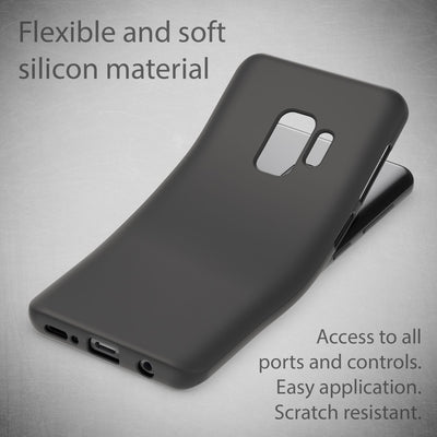 NALIA Neon Silikonhülle für Samsung Galaxy S9 – Soft-Touch & Signal-Neon – NEONSHOCK (Matte Schutzhülle) – Marke aus Berlin Orange NALIA Neon Hülle