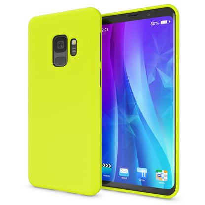 Samsung Galaxy S9 Hülle Handyhülle von NALIA, Ultra-Slim TPU Silikon Neon Case Gelb NALIA Neon Hülle