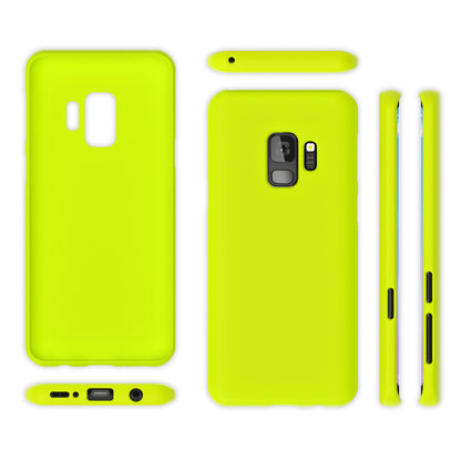 Samsung Galaxy S9 Hülle Handyhülle von NALIA, Ultra-Slim TPU Silikon Neon Case Gelb NALIA Neon Hülle