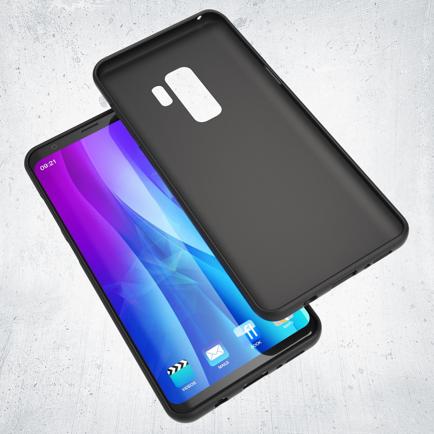 Samsung Galaxy S9 Plus Handy Hülle von NALIA, Ultra-Slim TPU Silikon Neon Case NALIA Neon Hülle