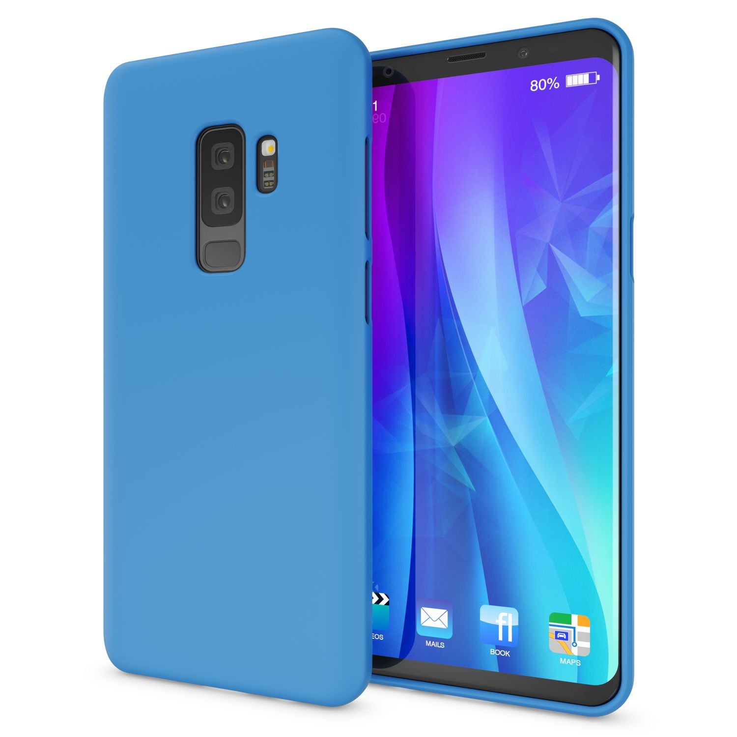 Samsung Galaxy S9 Plus Handy Hülle von NALIA, Ultra-Slim TPU Silikon Neon Case Grün NALIA Neon Hülle